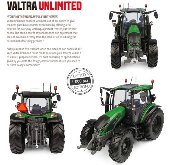 Valtra G135 Unlimited Ultra Green Limited Edition - 1:32